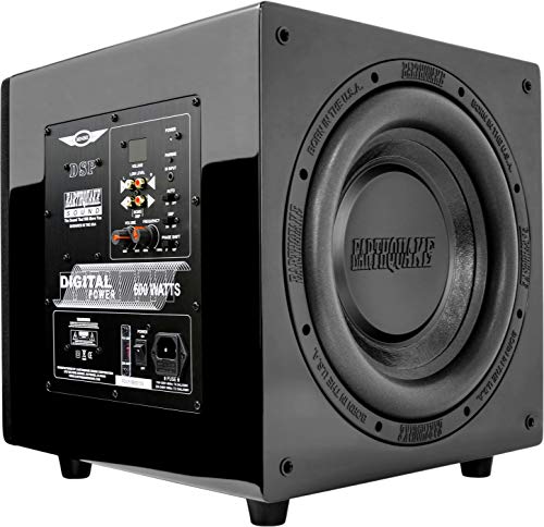 Earthquake Sound MiniMe DSP P-12 12-inch Subwoofer with DSP Control and Passive Radiator Technology