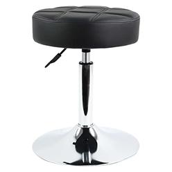 FURWOO Stool Round Thick Padded cushion Leather Shop Stool Height Adjustable Stool counter Stool Swivel Desk Stool chair for Off