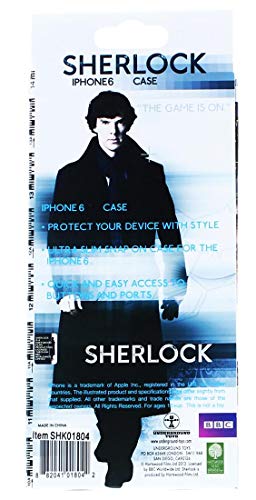 Seven20 Sherlock Holmes iPhone 6 Hard Snap Case Wallpaper (Cream)