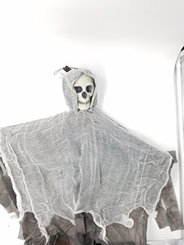 4square4life Grey Hanging Ghoul Halloween Decorations