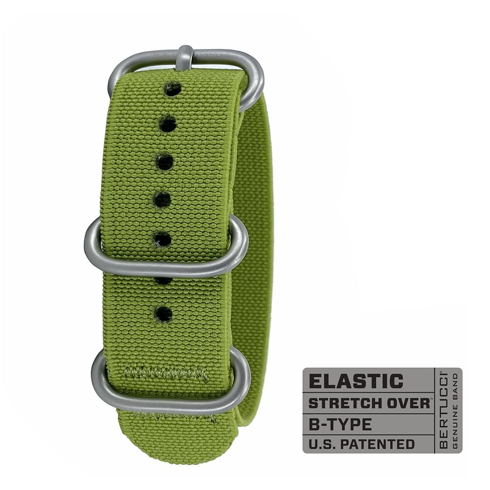 Bertucci Mens Matte green Hardware Titch Watch Band - B-337