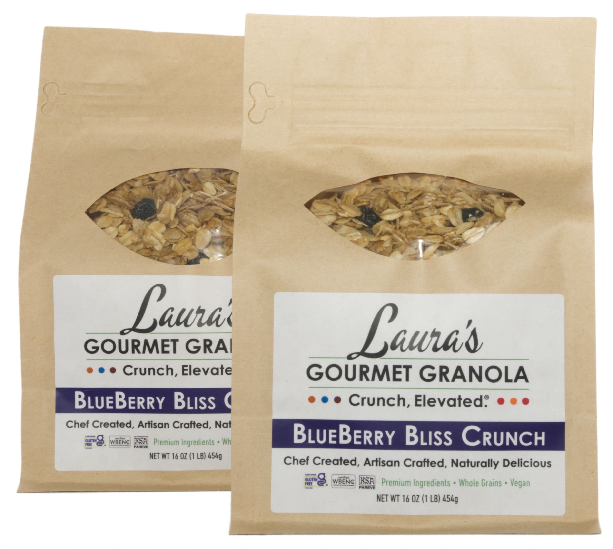 Laura\'s Gourmet Gra Blueberry Bliss crunch granola Lauras gourmet