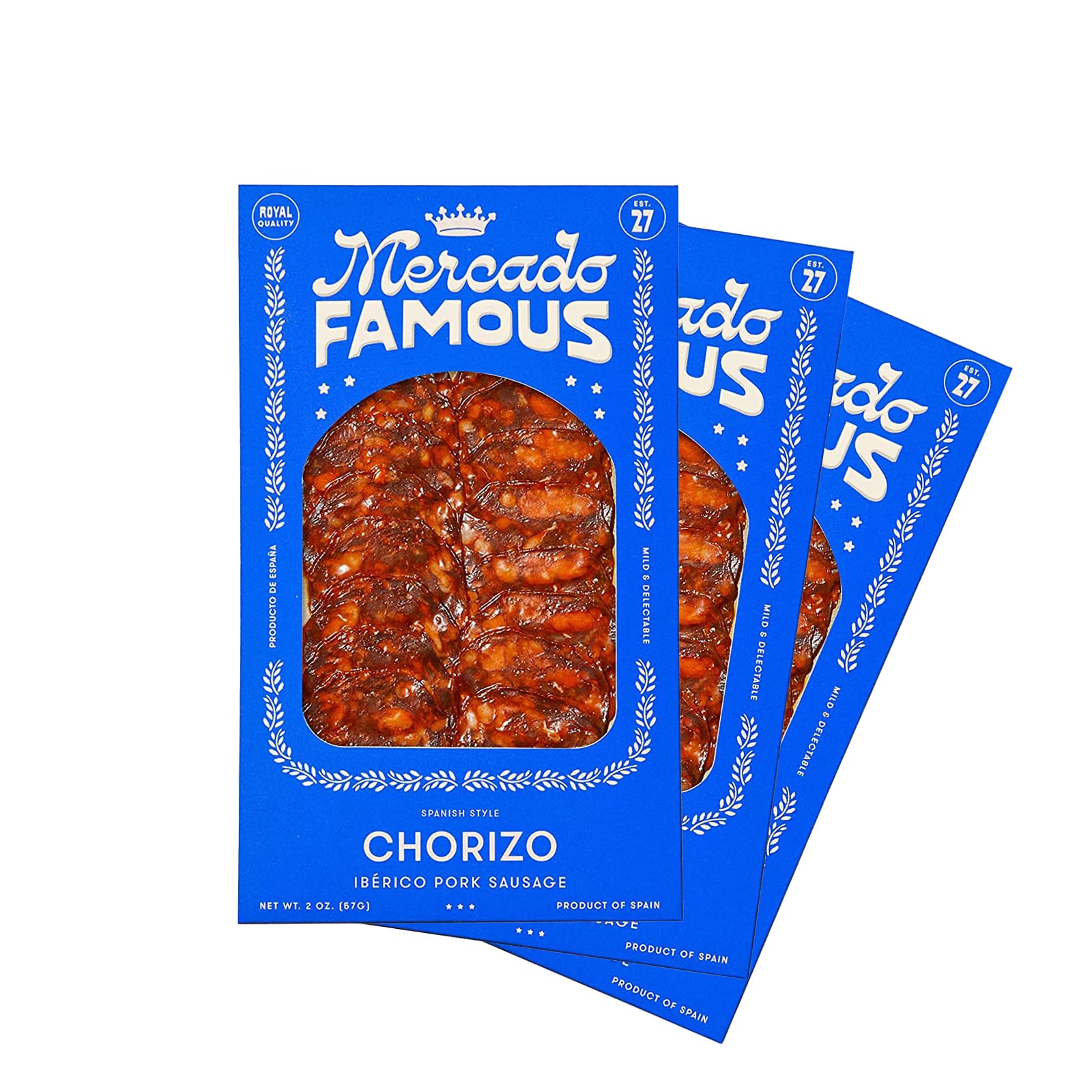 Mercado Famous chorizo Iberico Sausage Sliced Spanish chorizo Sausage