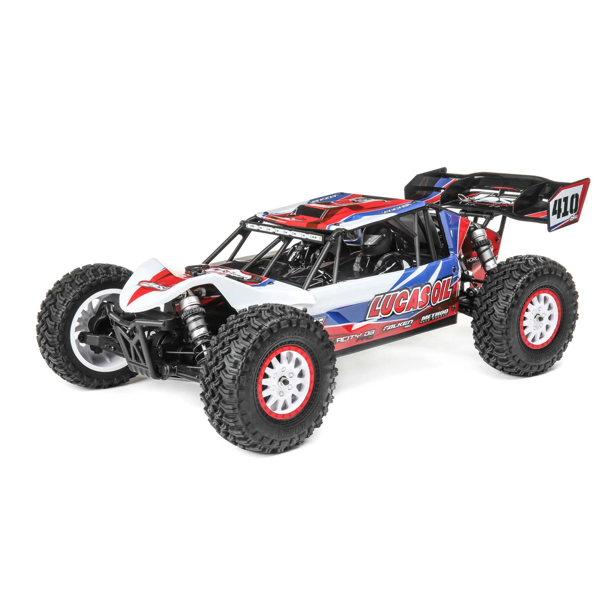 Losi 110 Tenacity DB Pro 4 Wheel Drive Desert Buggy Brushless RTR Battery and charger Not Included with Smart Lucas Oil LOS03027