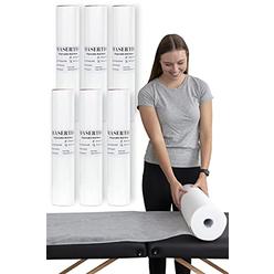 MASERTIO Disposable Massage Table Sheets - 60 Sheets Per Roll - Recyclable Nonwoven Fabric Disposable Bed Sheets for Massage, SP