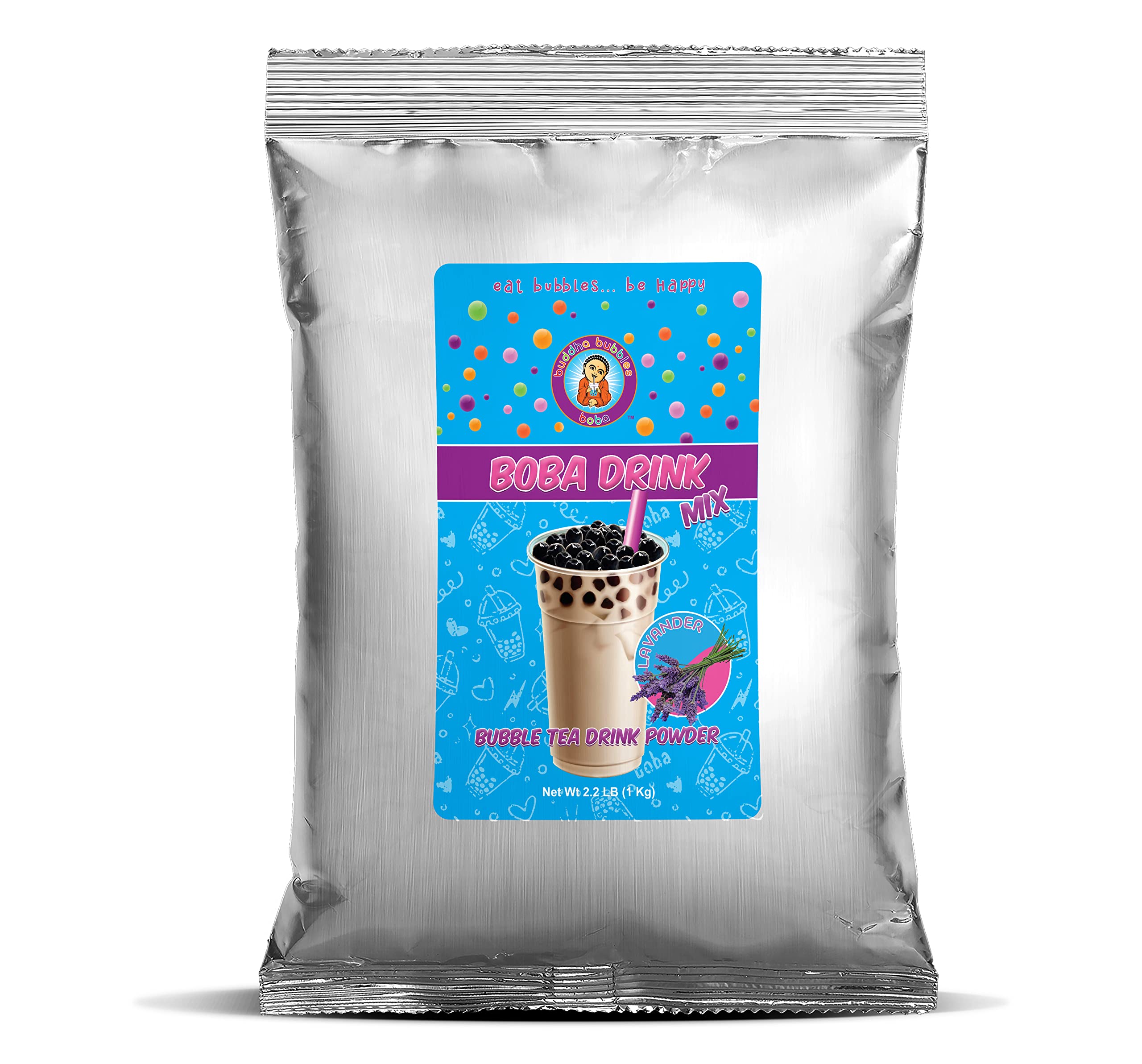 LAVENDER Boba Bubble Tea Drink Mix Powder By Buddha Bubbles Boba (22