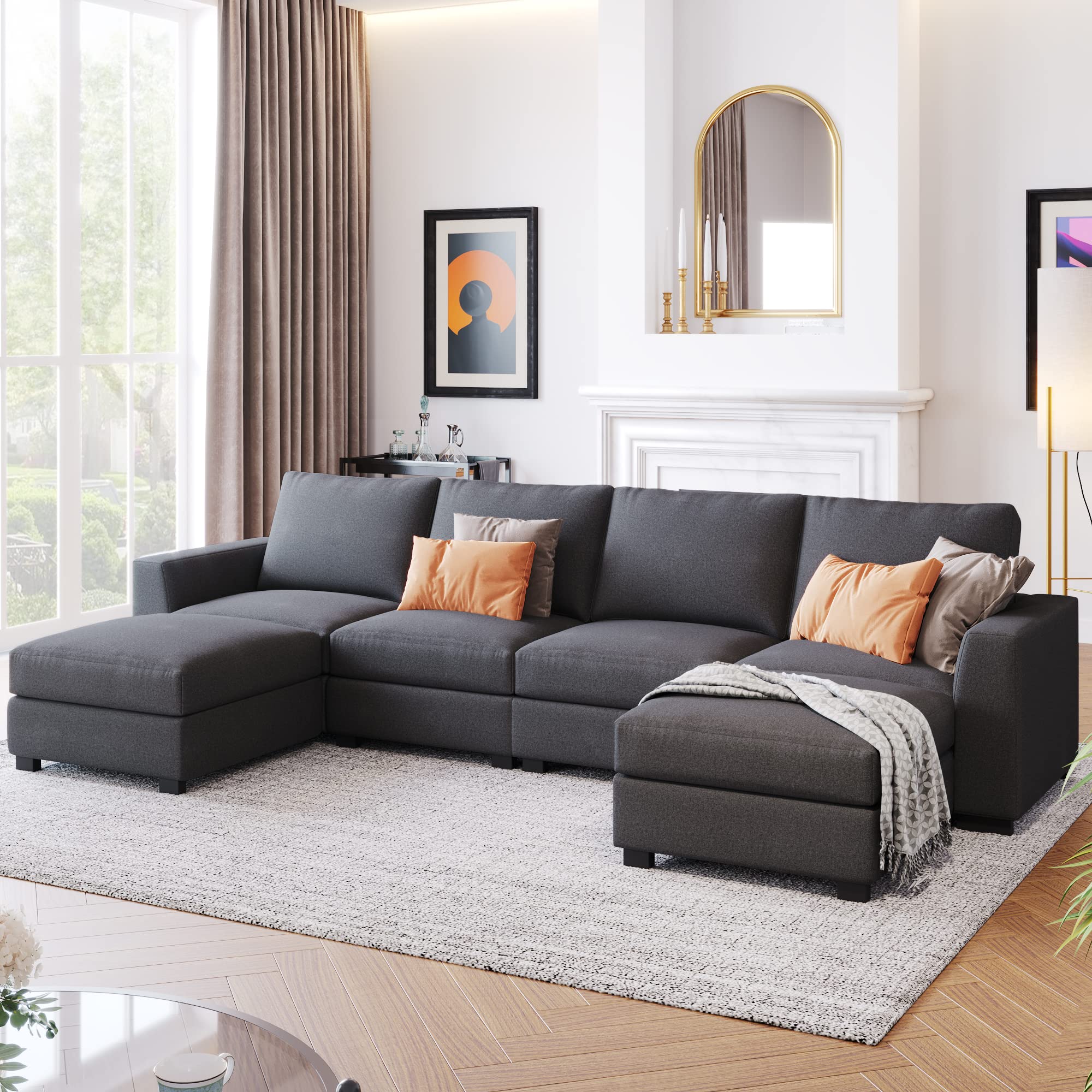 Voohek Sectional Sofa Upholstered