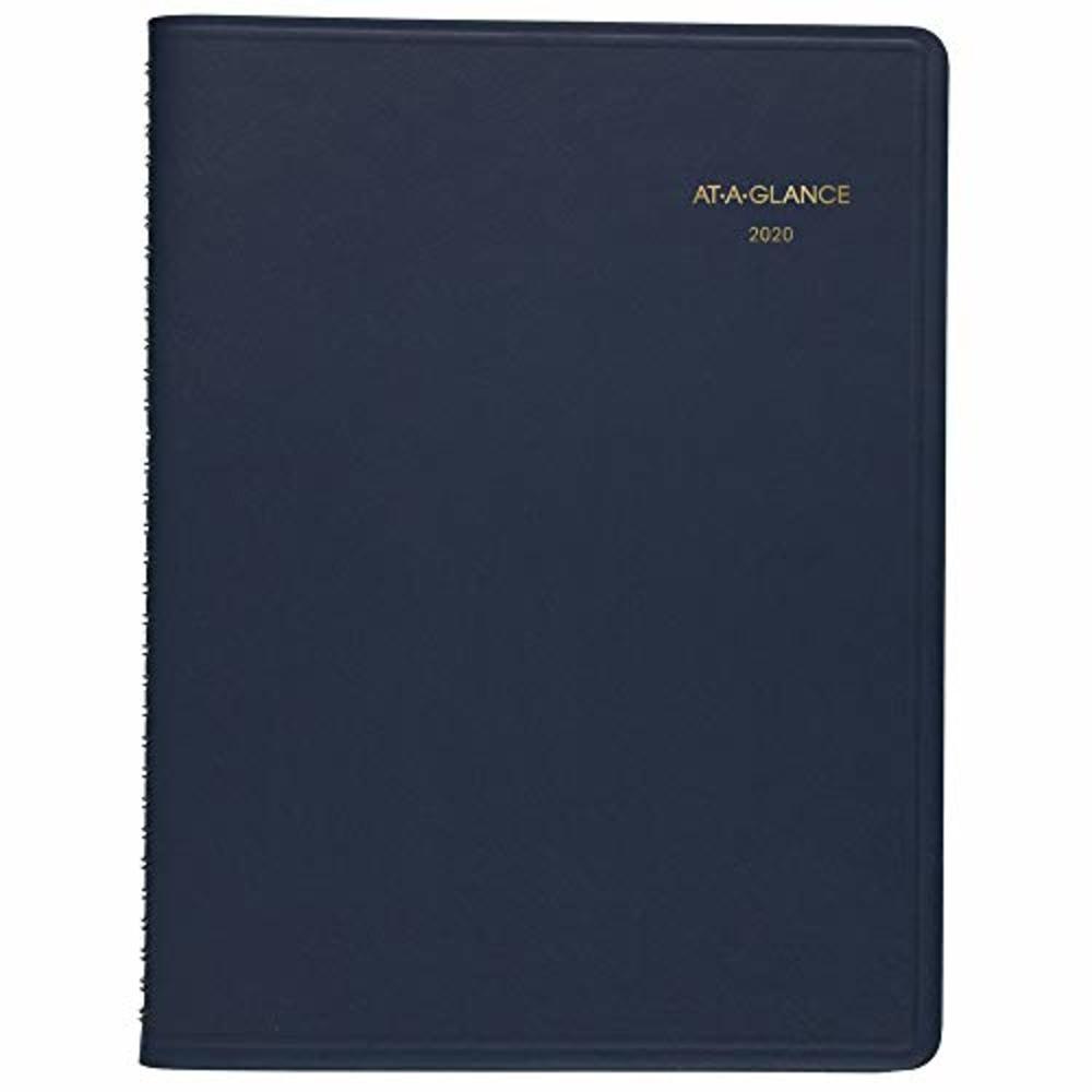 AT-A-GLANCE 2020 Weekly Planner / Appointment Book, 8-1/4" x 11", Large, Navy (7095020)