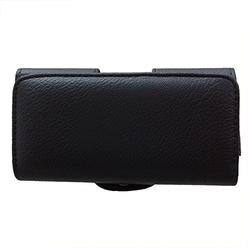 NiceTQ Luxmo LU4HBK Horizontal Leather Pouch Belt clip Holster carrying case for Apple iPhone 5