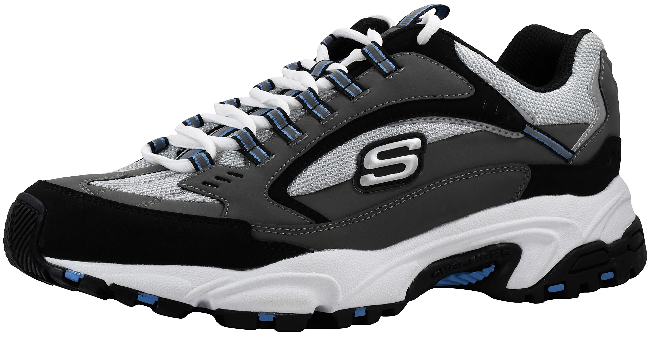 lezing Corroderen Vouwen Skechers Mens Stamina Nuovo Cutback Lace-Up Sneaker Charcoalgray 13 Wide