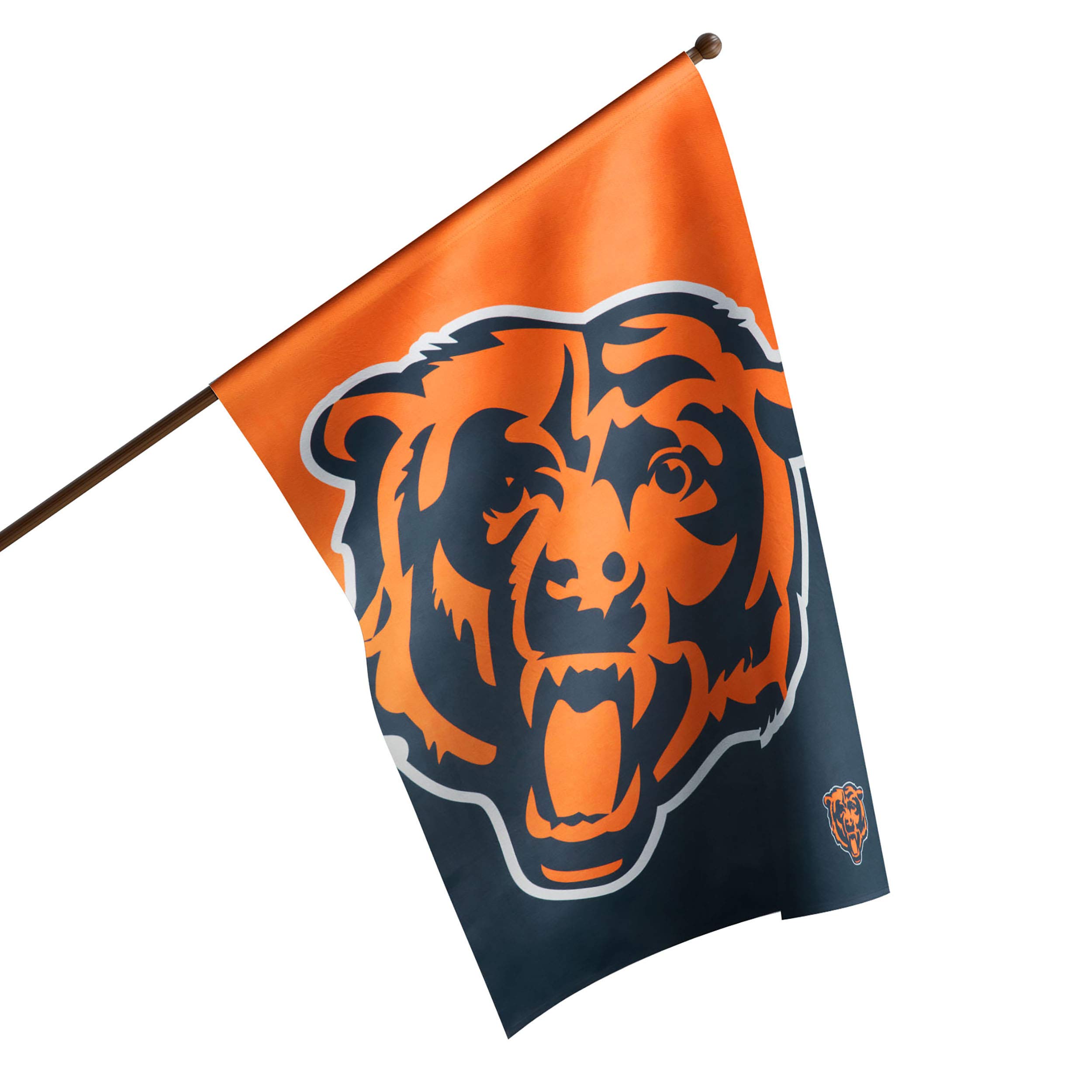 Foco Chicago Bears Nfl Vertical Flag