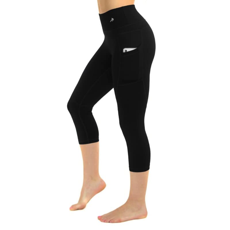 CompressionZ Compressionz Compression Capri Leggings For Women - Yoga Capris,  Running Tights, Gym Pants (Black Wpockets, 3X-Large)