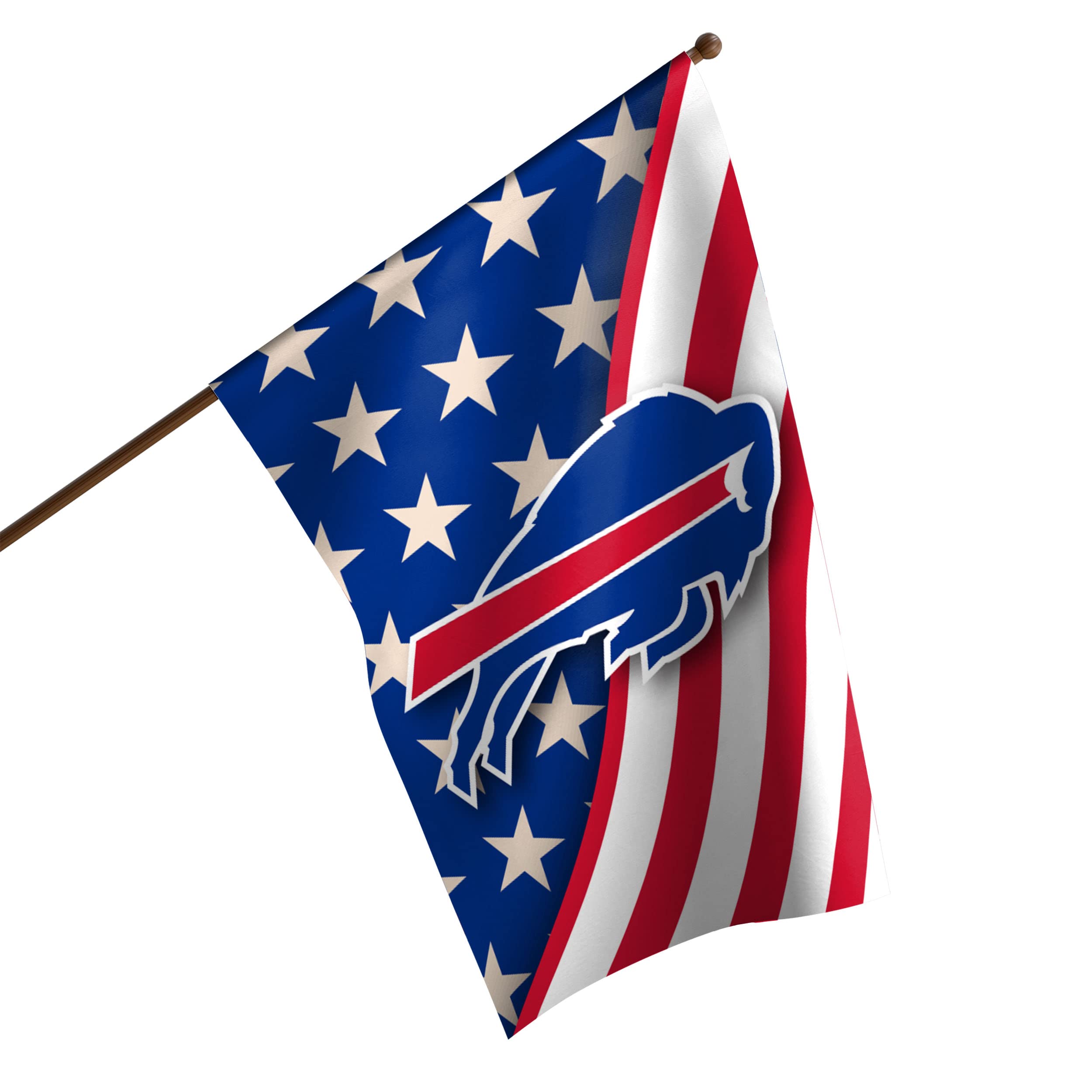 Foco Buffalo Bills Nfl Americana Vertical Flag