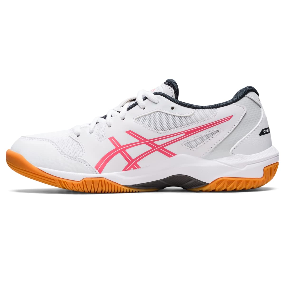 Asics Womens Gel-Rocket 10 Volleyball Shoes, 12, Whitepink Cameo