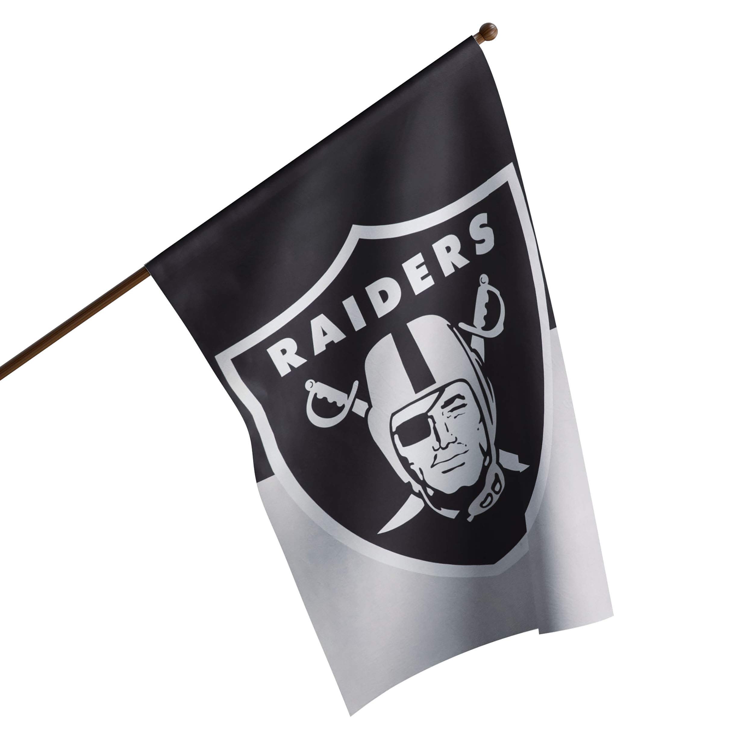 Foco Las Vegas Raiders Nfl Vertical Flag