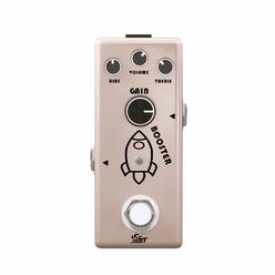 Iset Booster Effect Pedal Analog Rocket Boost For Electric Guitar Bass True Bypass