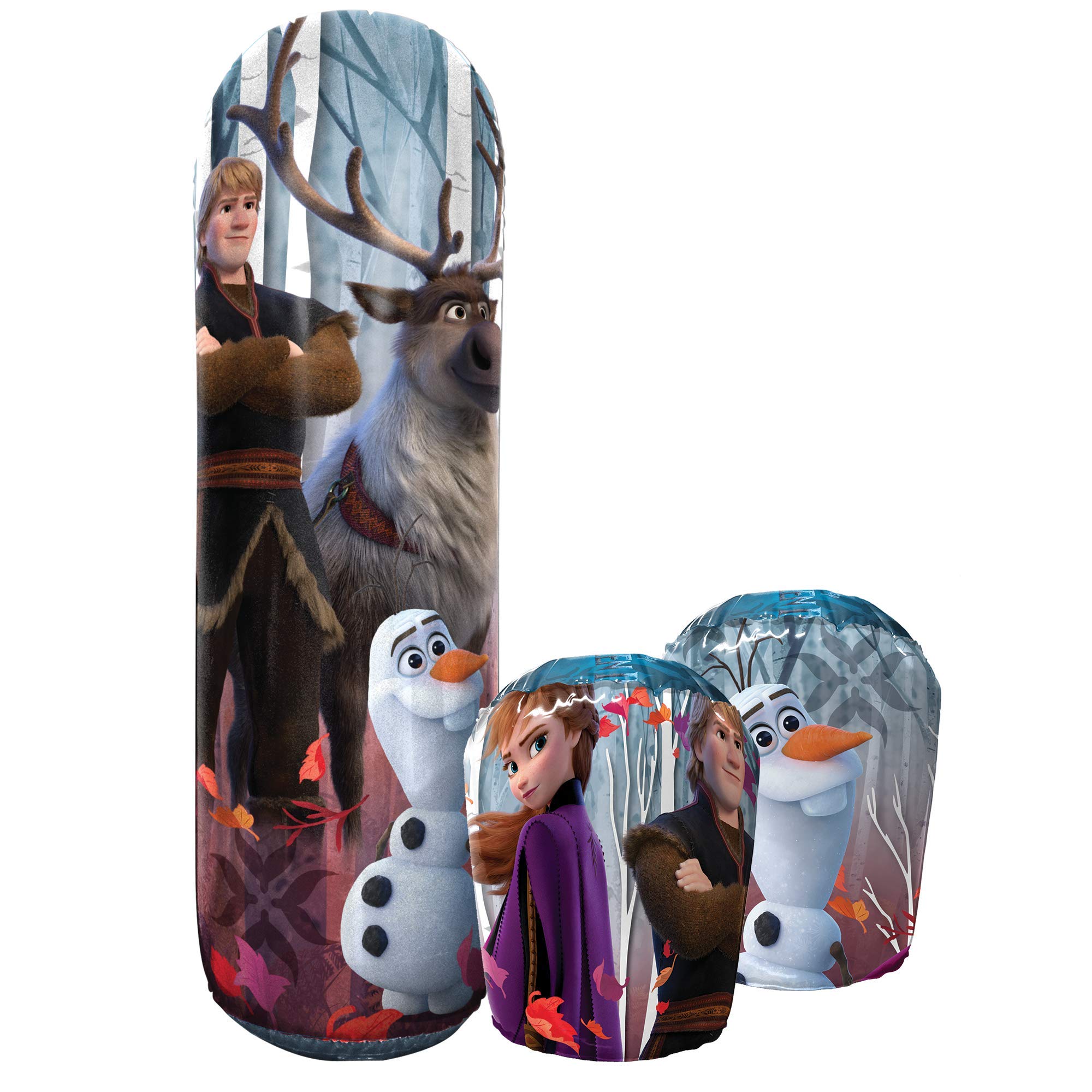 Hedstrom Disney Frozen 2 Bop Bag Inflatable Punching Bag & Gloves Set (56-85341), 36 Inch