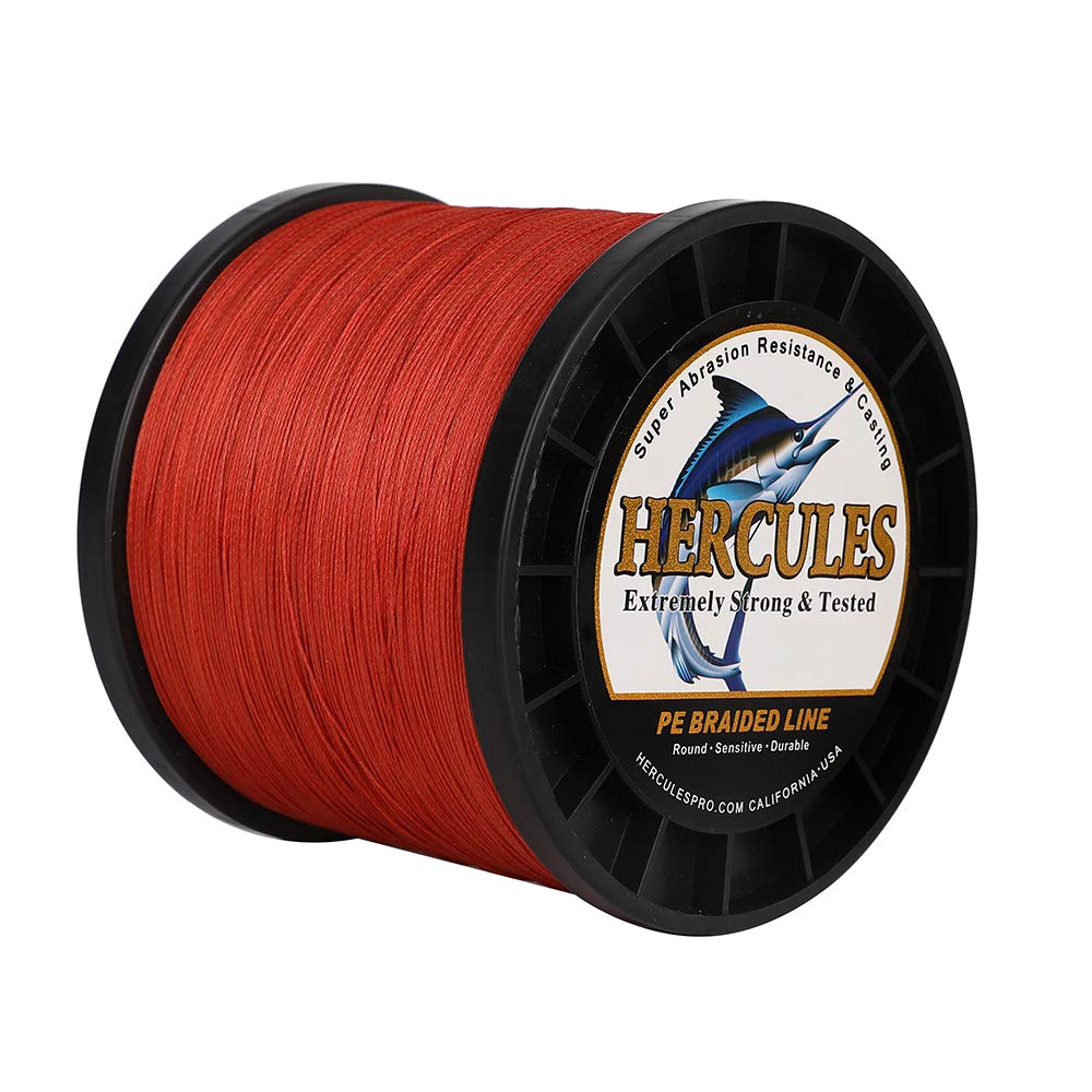 Hercules Super Strong 1000M 1094 Yards Braided Fishing Line 10 Lb Test For  Saltwater Freshwater Pe Braid Fish Lines 4 Strands 