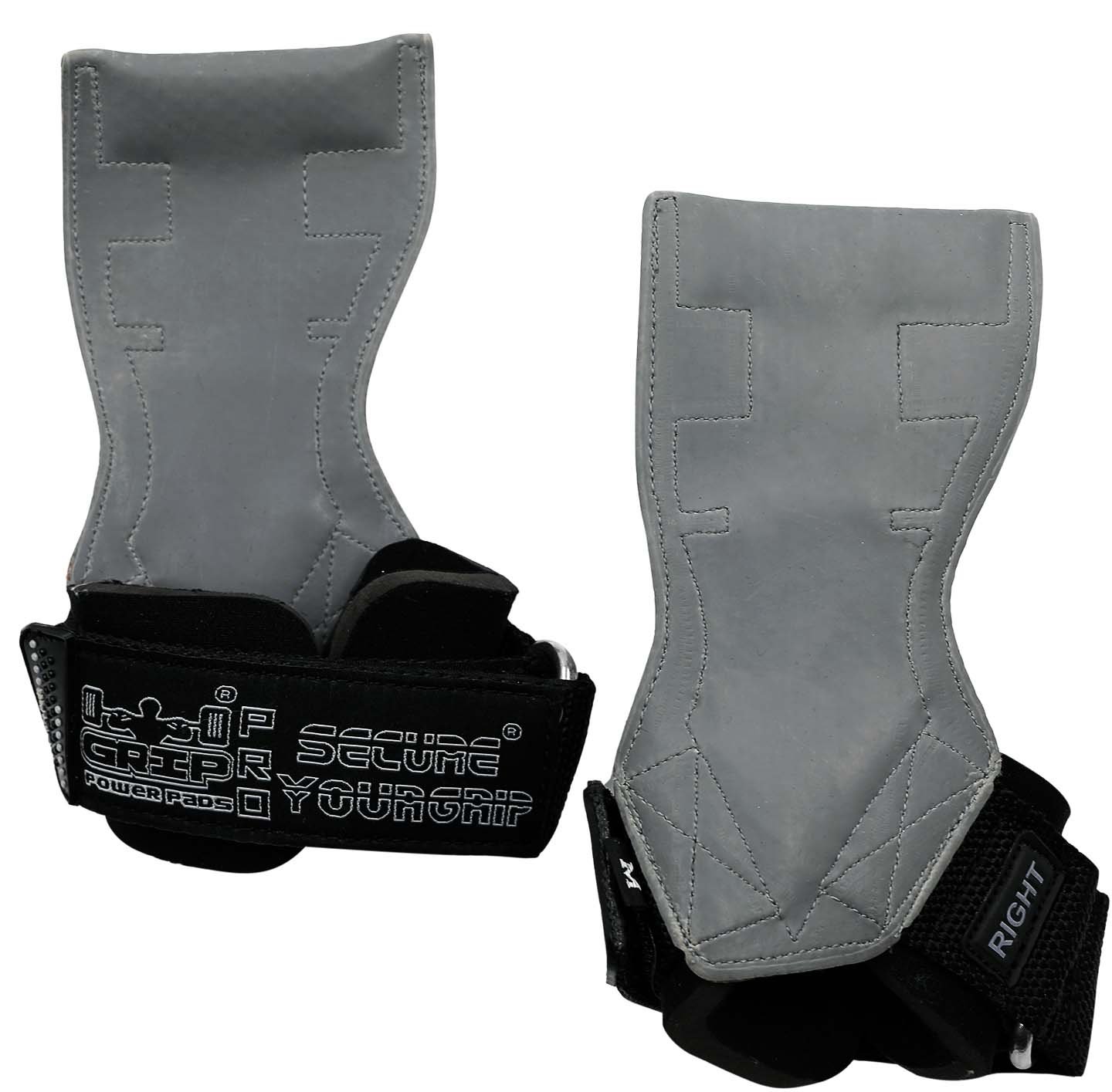 Grip Power Pads Lifting Grips Pro Weight Gloves Best Heavy Duty Straps Alternative To Power Hooks Deadlifts Adjustable Neoprene Padded Wrist Wra