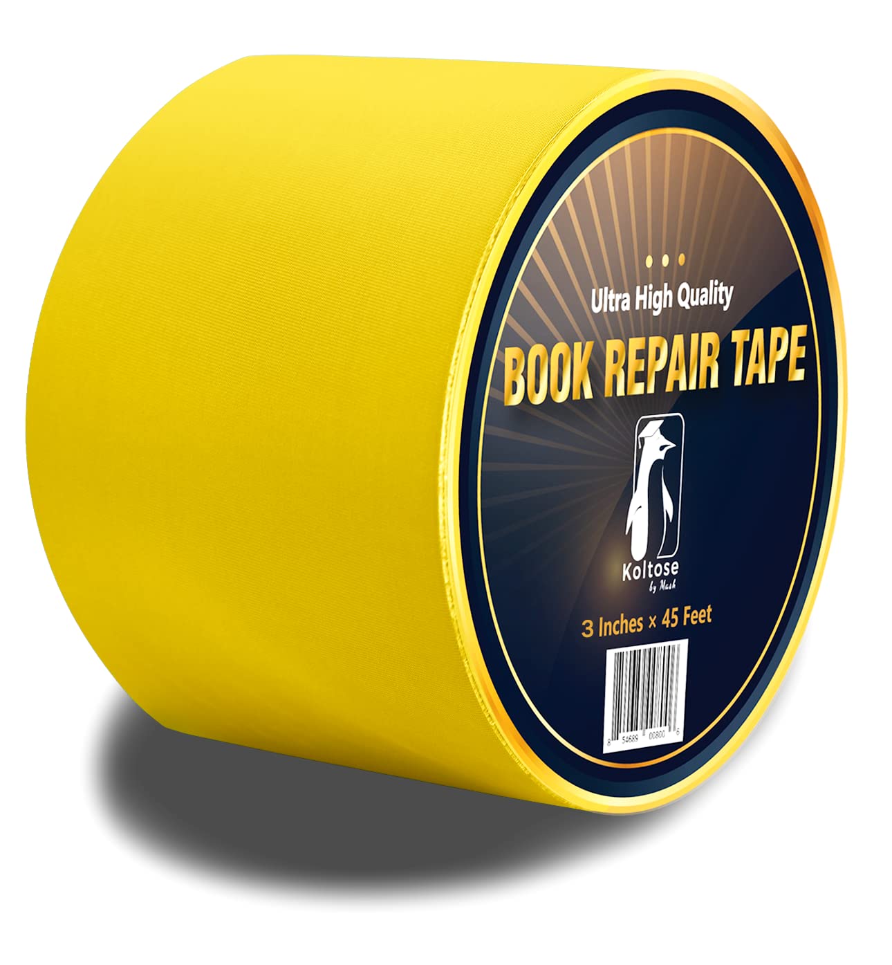 Koltose by Mash Yellow Bookbinding Tape, Yellow Cloth Book Repair Tape for  Bookbinders, Yellow Fabric Hinging Tape, Craft Tape, 3 Inches by 45