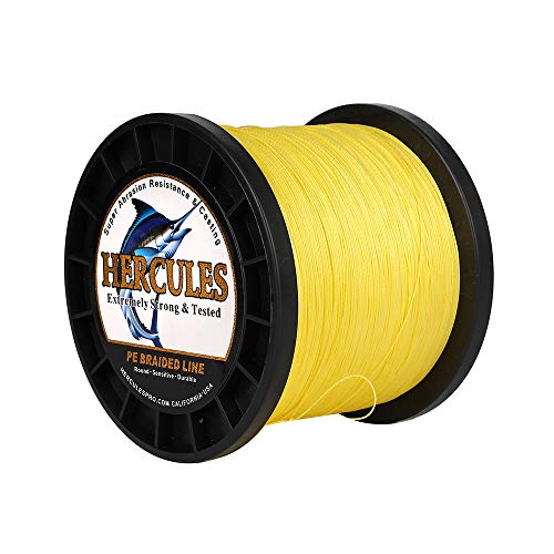 Hercules Super Cast 500M 547 Yards Braided Fishing Line 40 Lb Test For  Saltwater Freshwater Pe Braid Fish Lines Superline 8 Stra