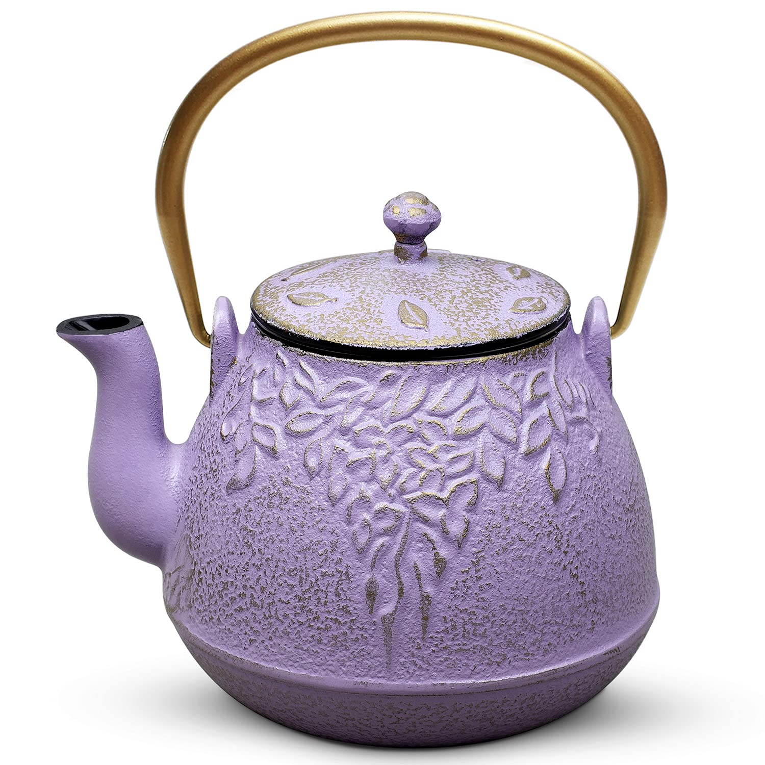 Tea Kettle, Toptier Japanese Cast Iron Teapot With Stainless Steel