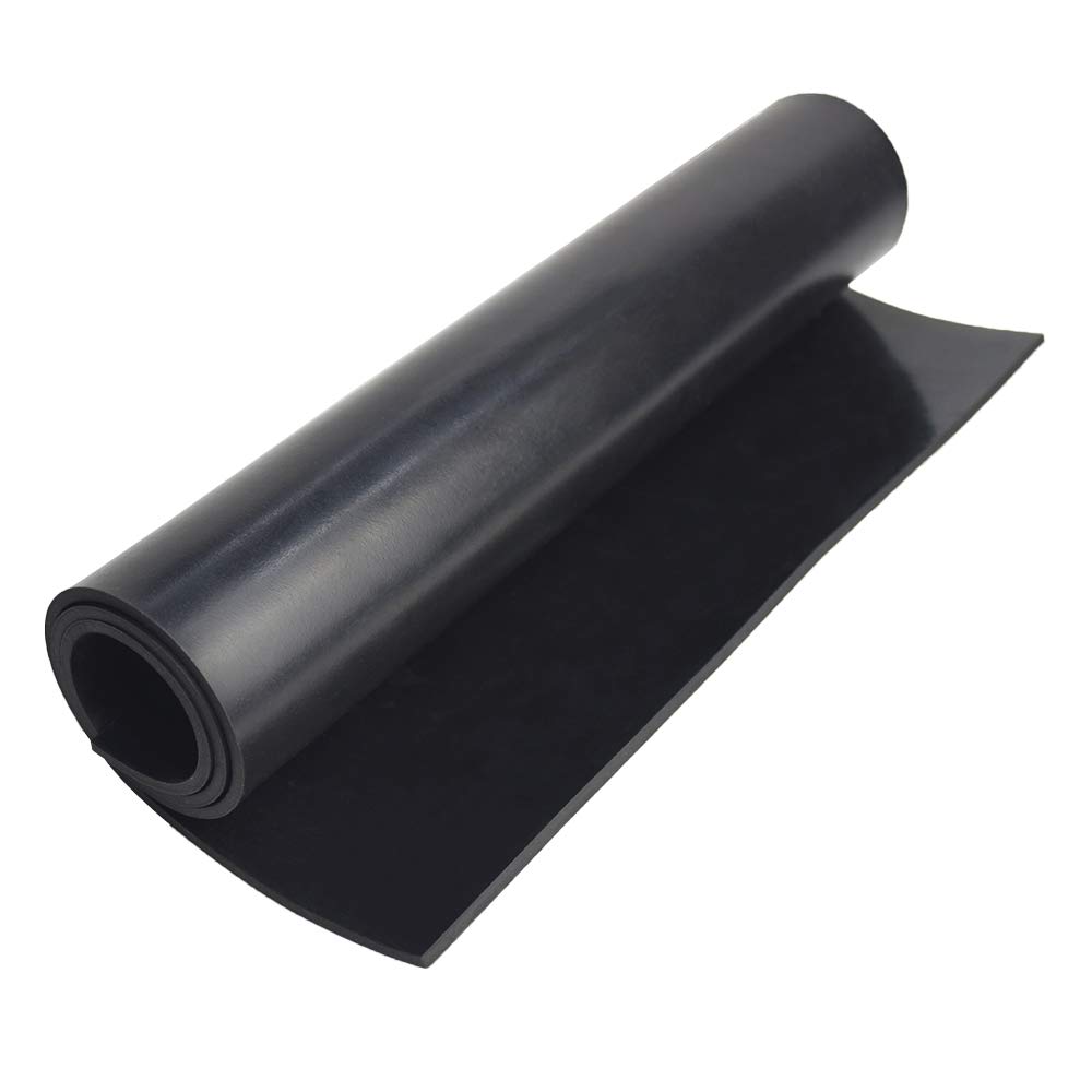 Dobtim Neoprene Rubber Sheet Rolls 18 (125) Thick X 12 Wide X 24 Long, Solid Rubber Strips Use For Gaskets Diy Material, Support