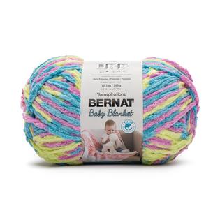 Bernat Baby Blanket BB Jelly Beans Yarn - 1 Pack of 10.5oz/300g - Polyester  - #6 Super