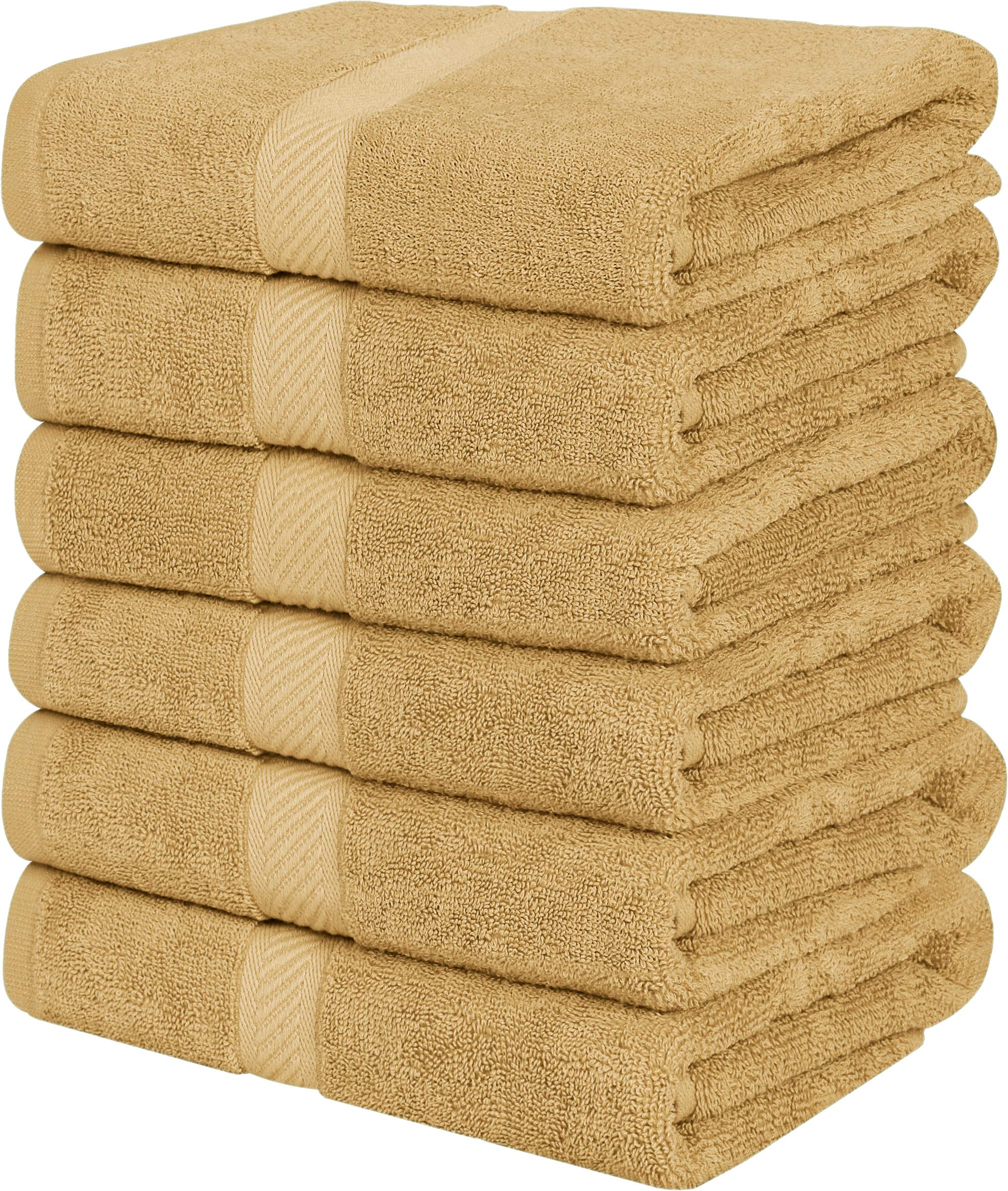 Utopia Towels 6 Pack Bath Towel Set, 100% Ring Spun Cotton (24 X