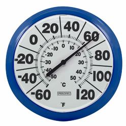 Springfield 8 Indooroutdoor Dial Thermometer, Blue