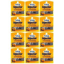 Schick Injector Blades - 1 Dozen of 7 Count Boxes = 84 Count