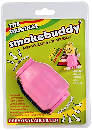 Smokebuddy Smoke Buddy Personal Air Purifier Cleaner Filter Removes Odor - Pink