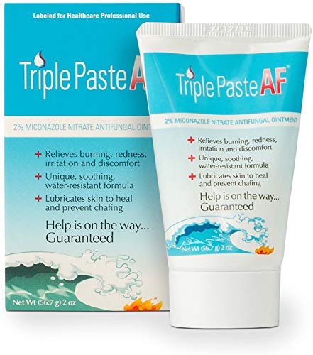 Triple Paste AF Antifungal Ointment, Antifungal Treatment for Jock Itch and Superficial Skin Infections, 2 oz, White (TRIPAF) (P