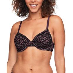 Lily of France Lily Of France Black Smooth & Sleek Push Up Underwire Bra  36B,36C,38C #2175300