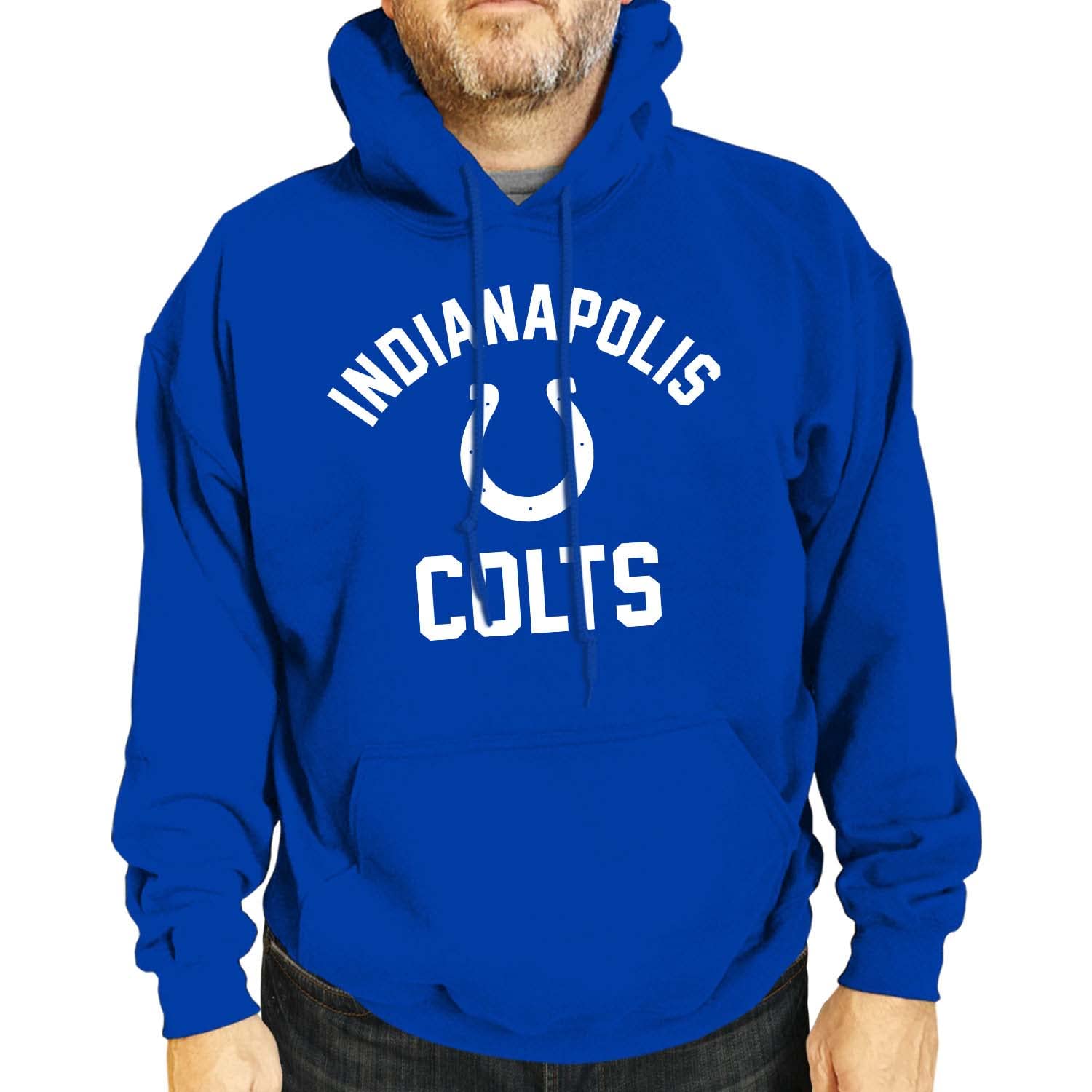 Team Fan Apparel NFL Adult Gameday Hooded Sweatshirt - Poly Fleece Cotton Blend - Stay Warm and Represent Your Team in Style (In