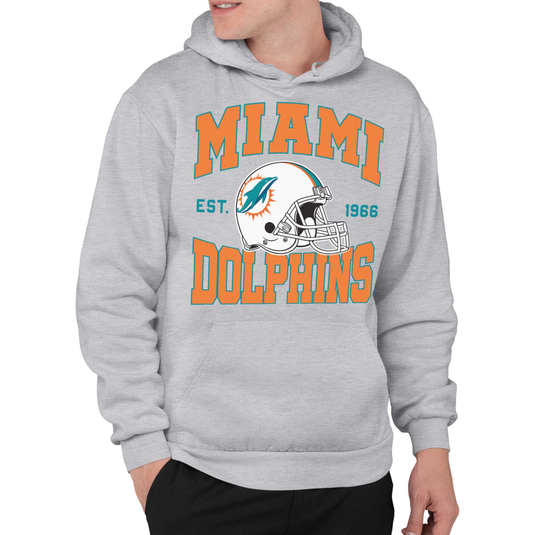 miami dolphins white sweatshirt