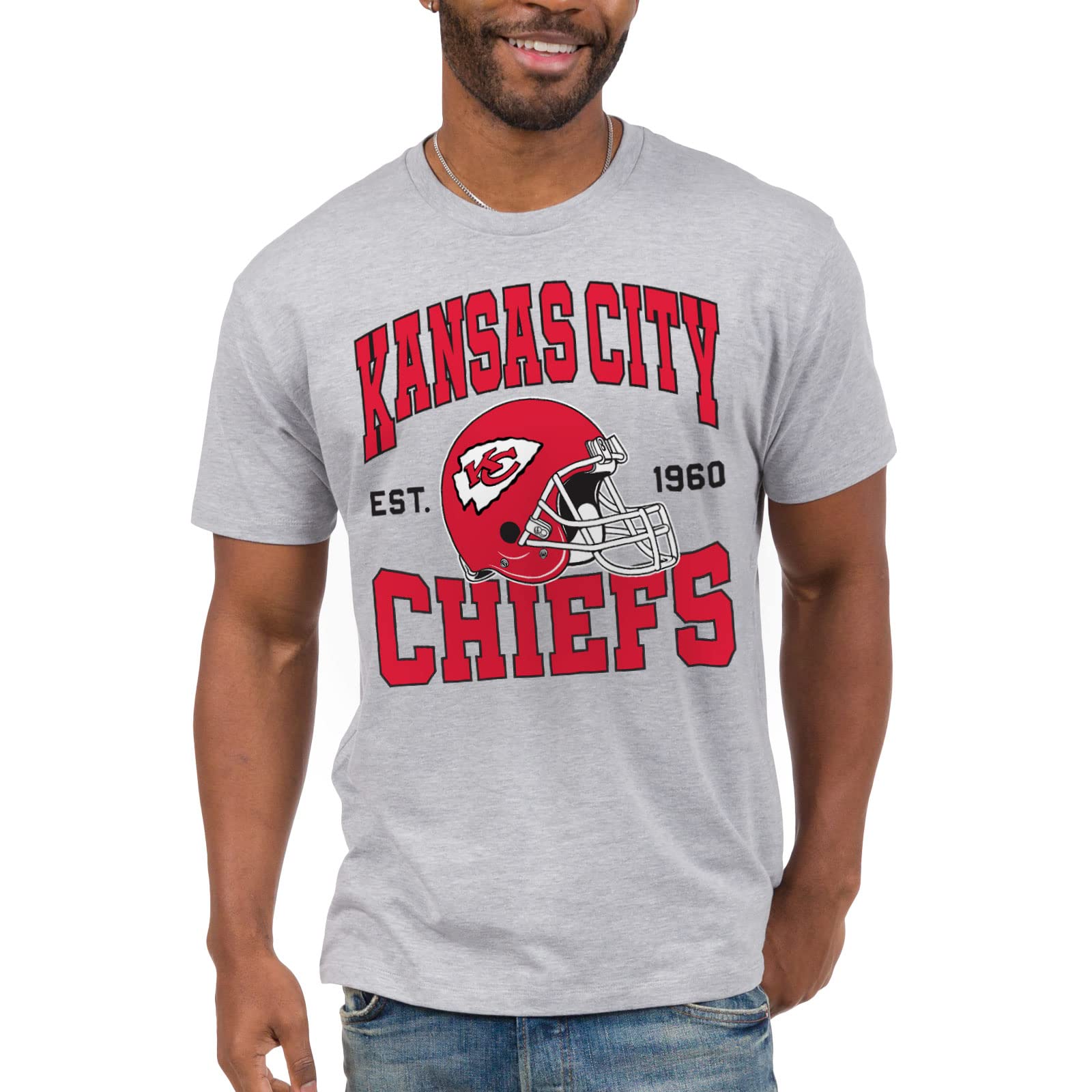 Junk Food clothing x NFL - Kansas city chiefs - Team Helmet - Short