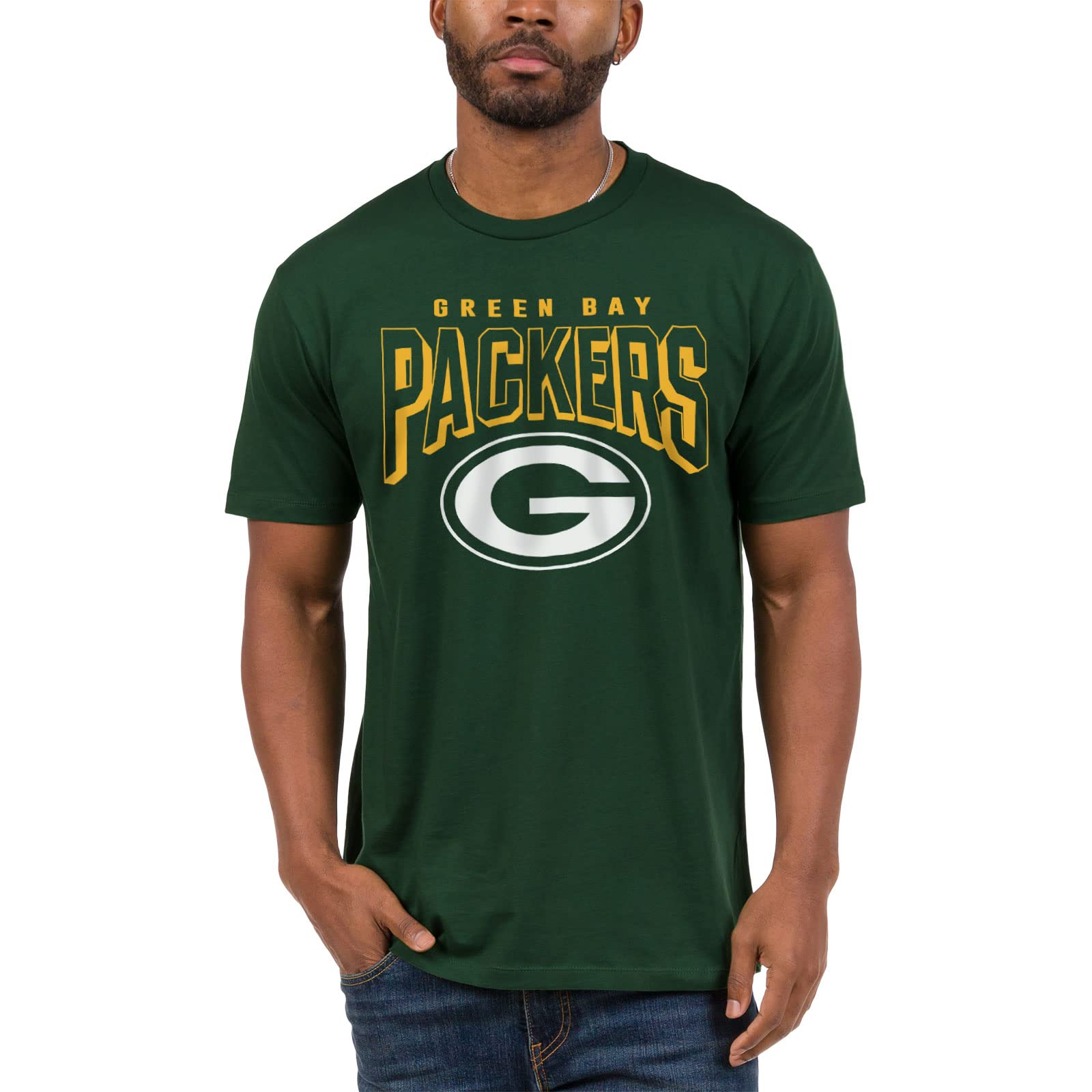 Junk Food clothing x NFL - green Bay Packers - Bold Logo - Mens
