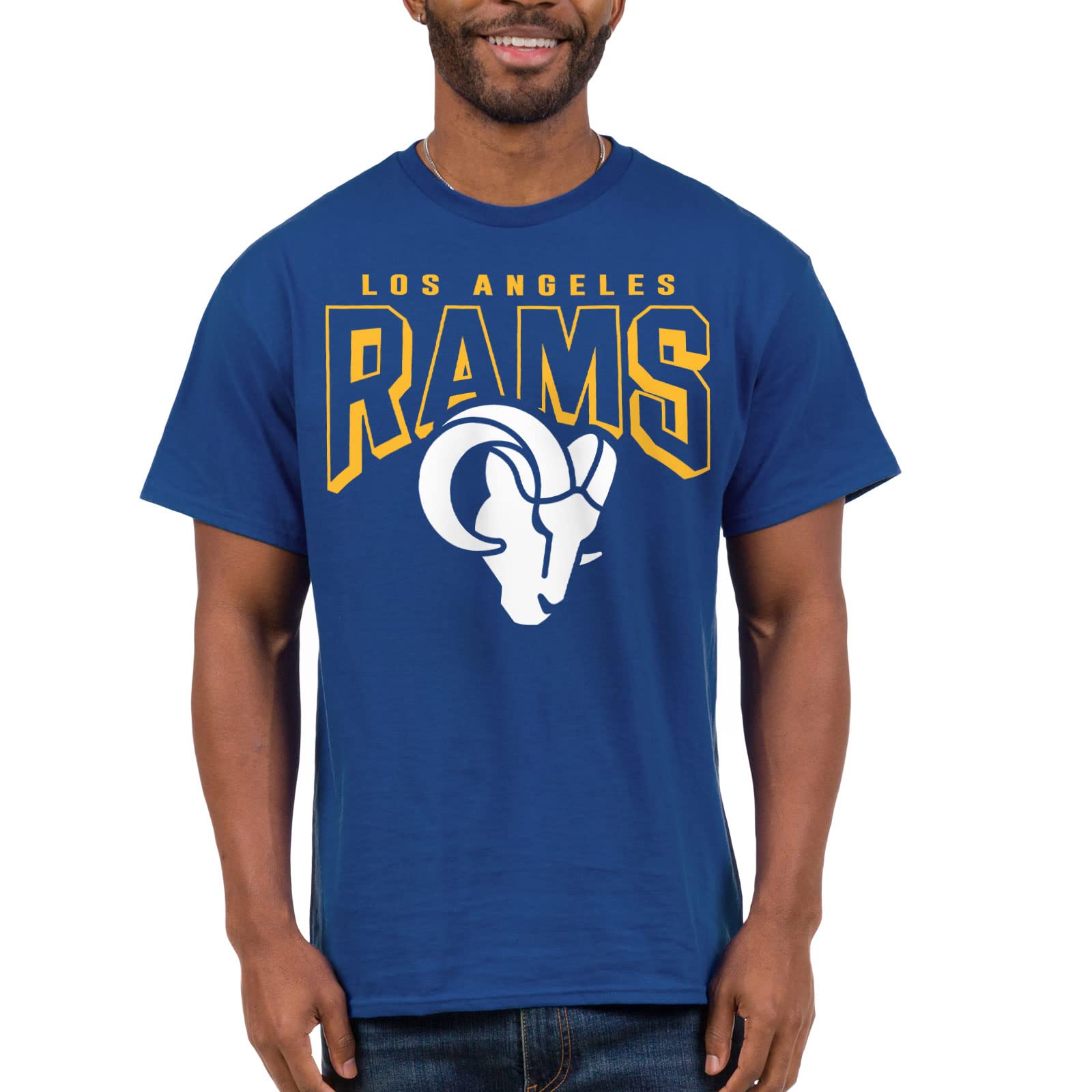 Junk Food clothing x NFL - Los Angeles Rams - Bold Logo - Mens