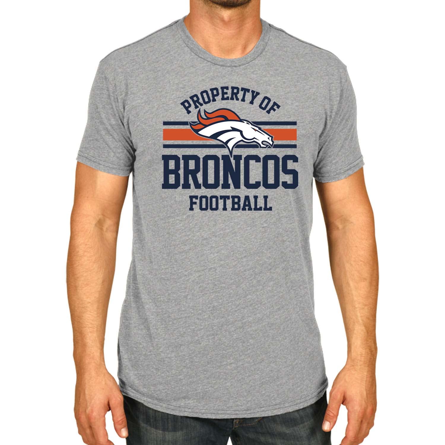 Team Fan Apparel Denver Broncos Denver Broncos NFL Adult Property of T-Shirt Adult Medium
