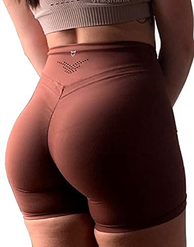 TomTiger Yoga Shorts for Women Tummy control High Waist Biker Shorts Exercise Workout Butt Lifting Tights Womens Short Pants (co