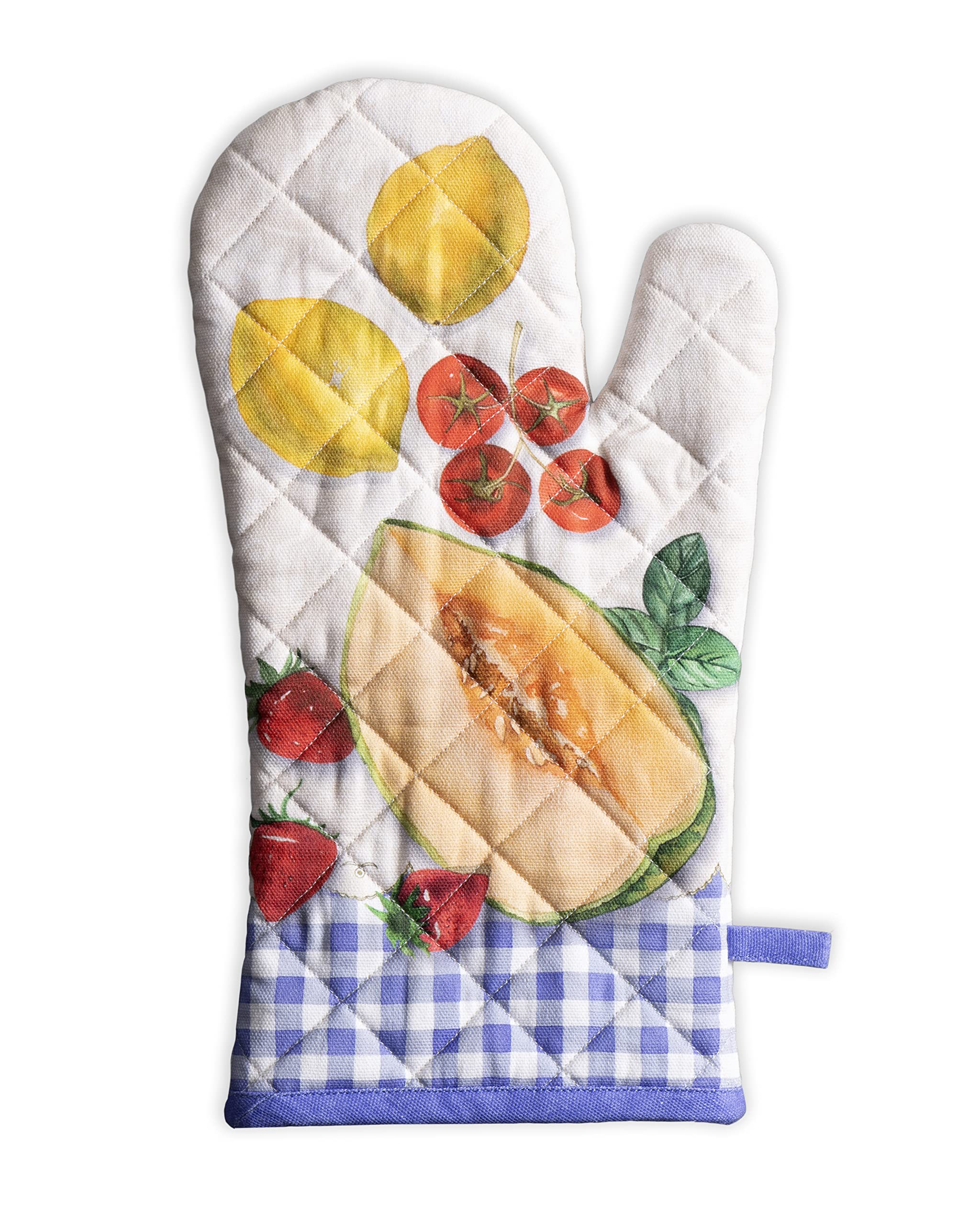 maison d\' hermine Maison d Hermine Oven gloves 100% cotton Easter Oven Mitt Heat Resistant cooking gloves with Loop for Baking grilling Microwave,