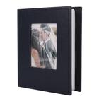 RECUTMS Photo Album 4x6 100 Pages Photos Leather Cover Picture Book with  Personalized Front Window for Wedding Family Children G