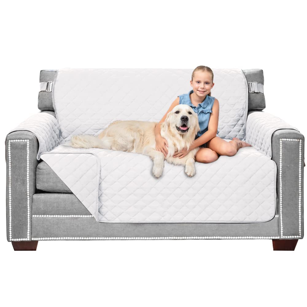 Sofa Shield Patented couch cover, Large Furniture Protector with Straps, Reversible Tear and