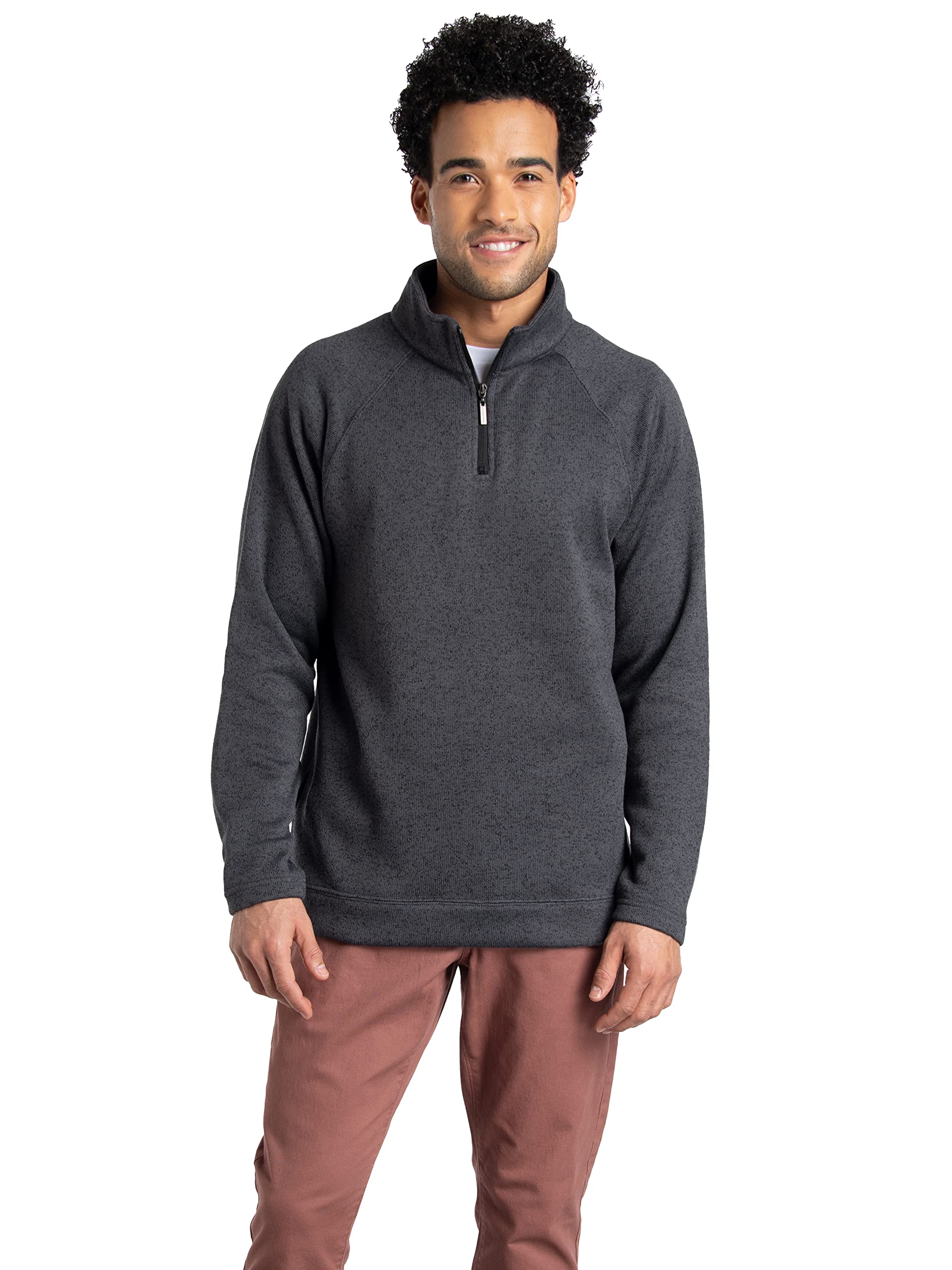 Fruit of the Loom Mens Eversoft Fleece Sweatshirts, crewneck u0026 Quarter,  Moisture Wicking u0026 Breathable, Sizes S-4X, Quarter Zip-c