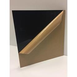 SIBE-R-PLASTIc SUPPL Sibe-R-Plastics Supply 0.236 (14) 6Mm Thick Black Opaque Acrylic Plexiglass Sheet Pick Your Size] (6 X 24)