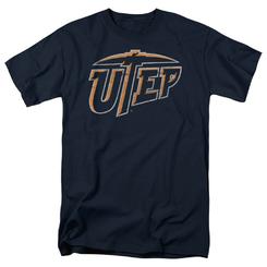 Logovision UTEP UT El Paso Official Distressed Primary Logo Unisex Adult T Shirt,University of Texas at El Paso, 4X-Large