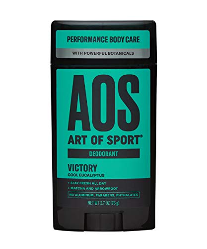 Art of Sport Mens Deodorant - Victory Scent - Aluminum Free Deodorant for Men with Natural Botanicals Matcha & Arrowroot