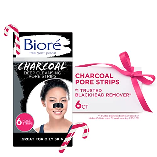 Bior??? Biore Deep Cleansing Charcoal Pore Strips for Nose 6 Count