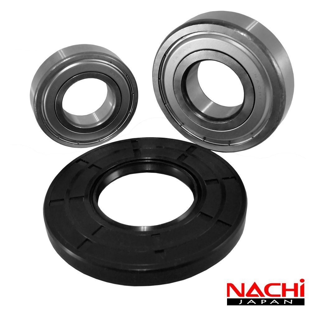 Front Load Bearings Washer Tub Bearing and Seal Kit with Nachi Bearings, Fits Frigidaire Tub 131525500 (Includes a 5 Yea